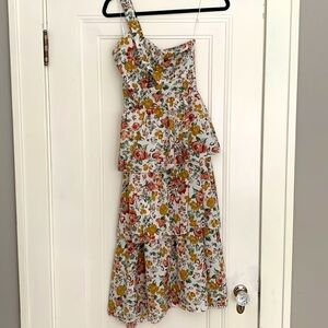 Floral one shoulder dress from Showpo. Perfect condition. No spots.